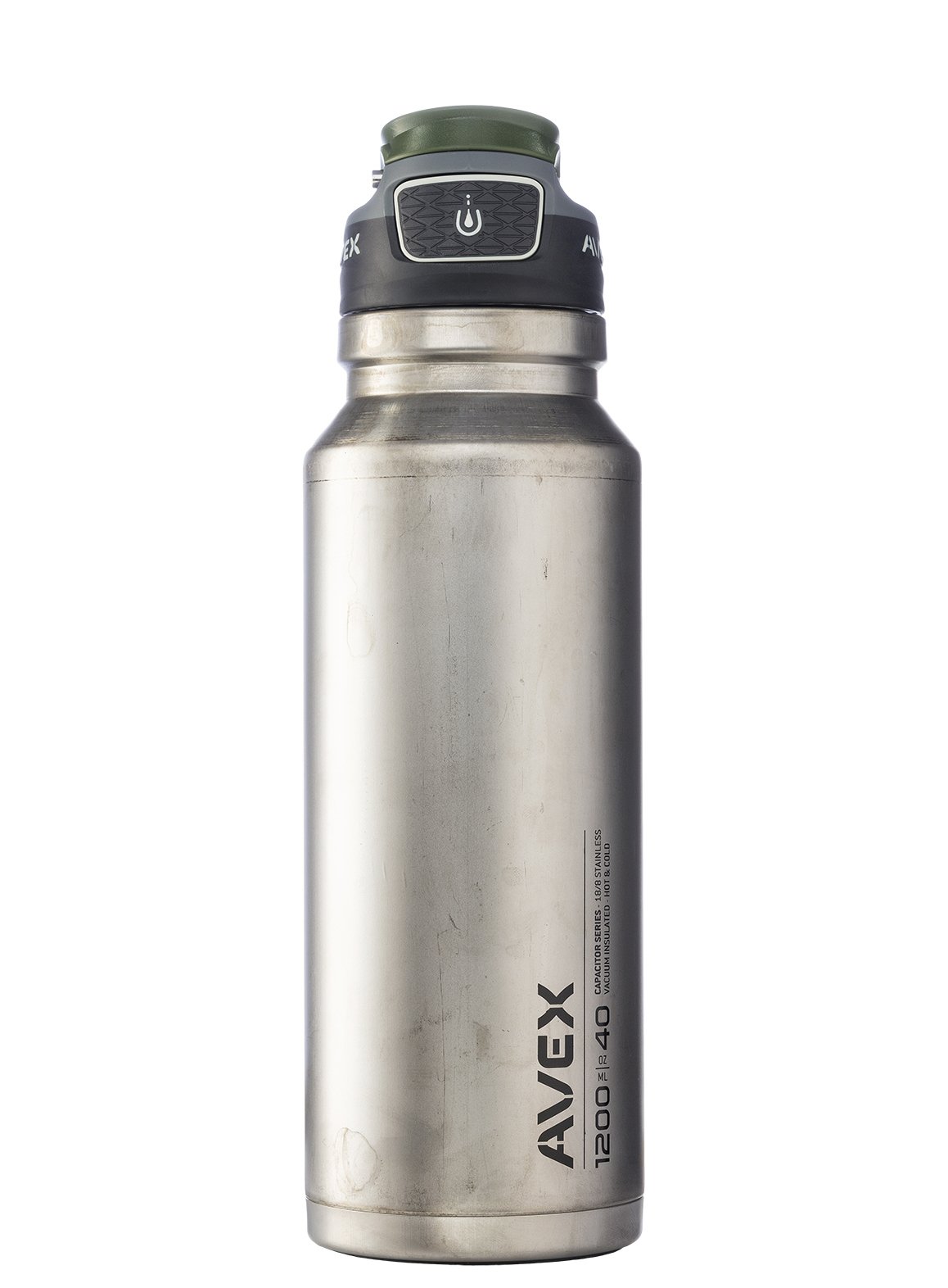 avex metal water bottle