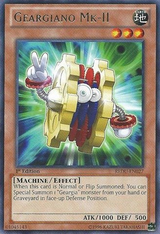 Yu-Gi-Oh! - Geargiano Mk-II (REDU-EN027) - Return of the Duelist - 1st Edition - Rare