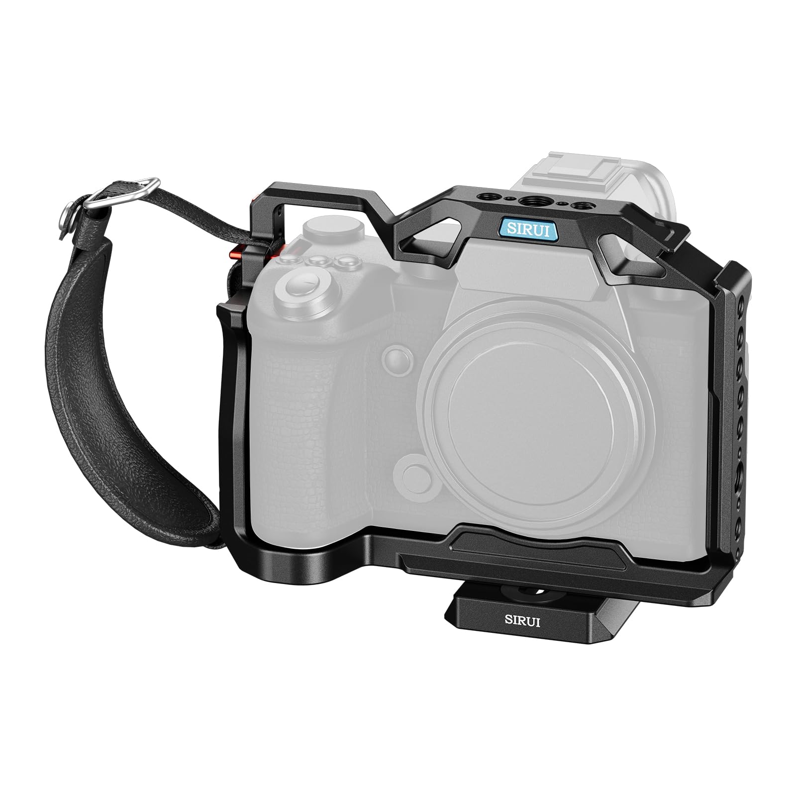 Sirui Full Cage for Panasonic Lumix G9II/S5II/S5IIX, Arca-Swiss compatible, with 1/4-20 threaded holes, ARRI 3/8-16 mounting holes, cold shoe and NATO rail — image 1