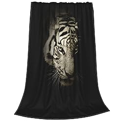 Tiger Blanket Flannel Throw Bed Blankets Cozy