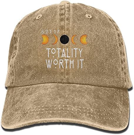 Totality Worth It Funny Total Solar Eclipse 2017 Baseball Hat Men And Women Summer Sun Hat Travel Sunscreen Cap Fishing Outdoors
