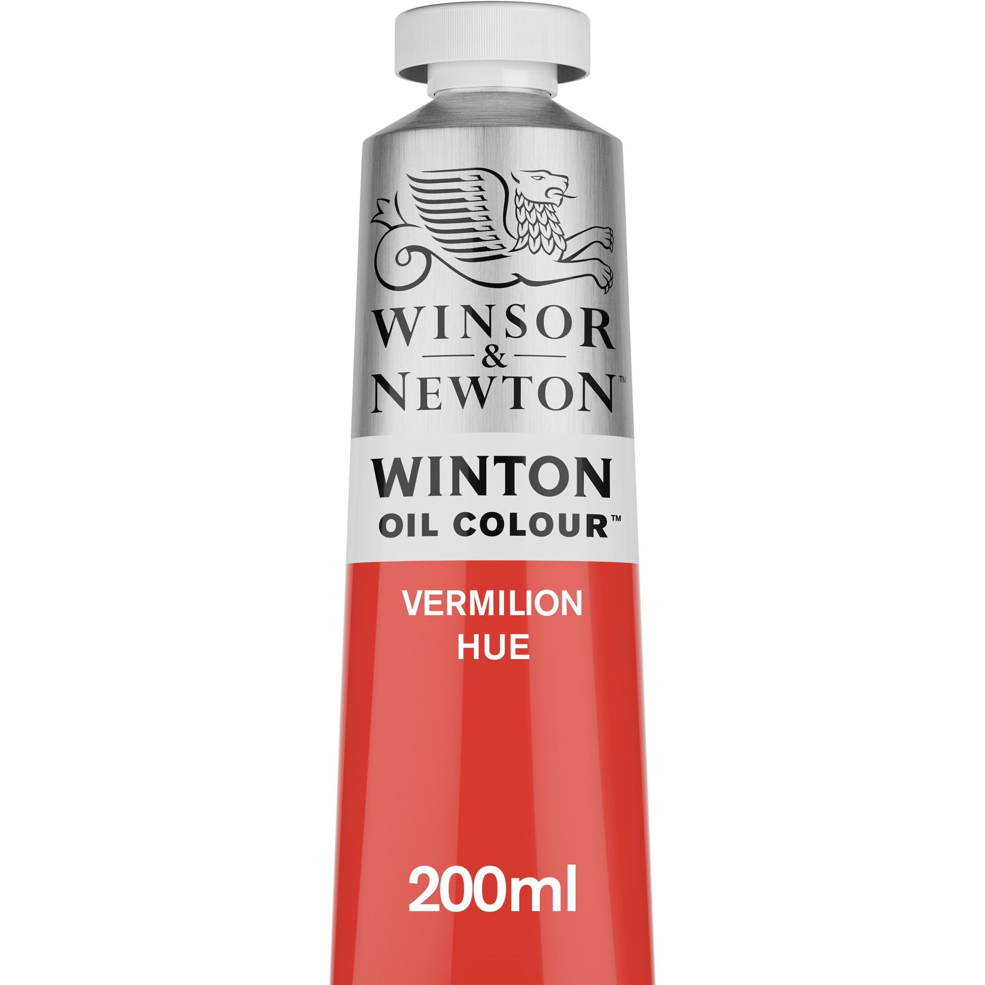 Winsor & Newton Winton 200ml Oil Colour - Vermilion Hue,1437682 — image 1