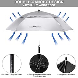 G4Free Extra Large Golf Umbrella Sun Protection