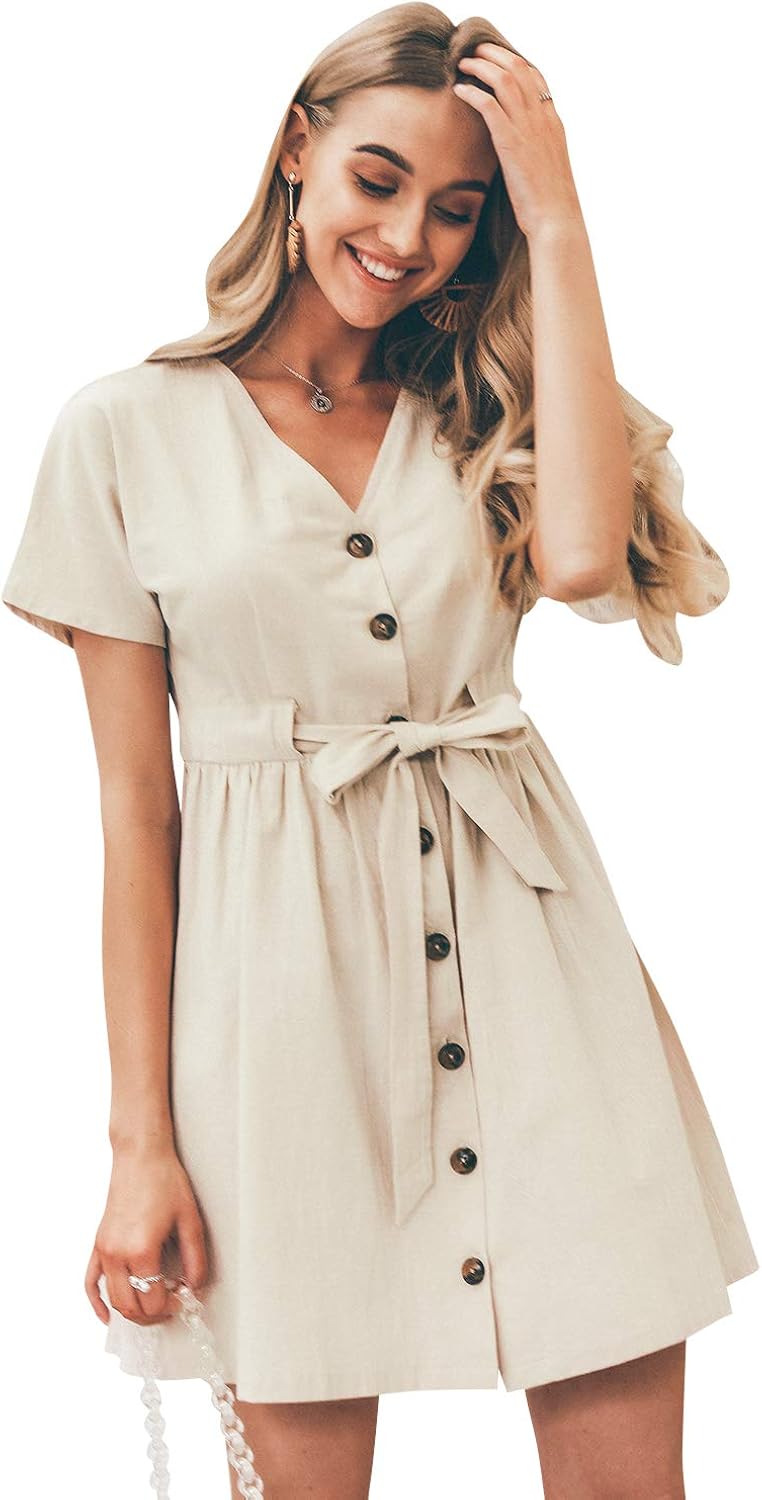 button down sundress