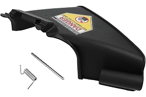 Replacement Side Discharge Chute 731-07131 with Pin and Spring for Troy-Built TB110 TB130 TB230 TB260 TB350 Lawn Mower, Compa
