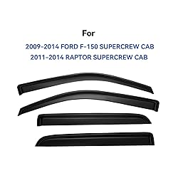 Window Visors Rain Guards for 2009-2014 Ford