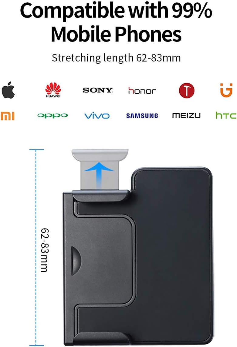ULANZI Smartphone Tripod Mount with Remote Controller, Selfie Stick Tripod Monopod Head Adapter Phone Holder Handle Grip Compatible for iPhone 11 Pro Max/XS Max/8 Plus/Samsung Galaxy/Google Pixel : Camera & Photo