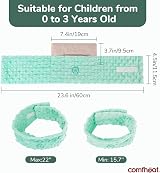 comfheat Baby Heating Pad Colic Belt Flaxseed Tummy Wrap Green view 5