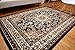 Generations New Oriental Traditional Isfahan Persian Area Rugs Rug 8023black 2 x 3