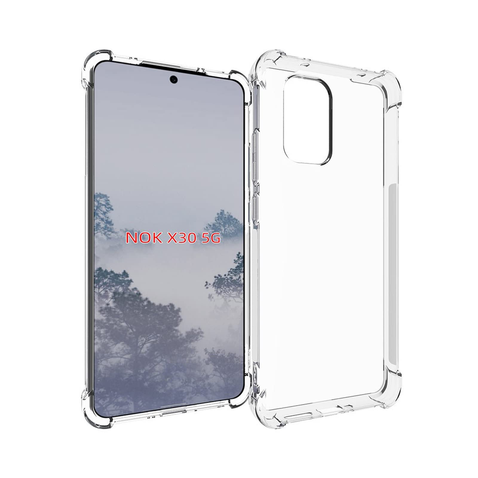 SCL Case for Nokia X30 5G Case Nokia X30 Case, Soft Flexible Silicone Gel TPU Bumper Protection Cover [Anti Scratch][Anti Collision] Case Compatible with Nokia X30 5G