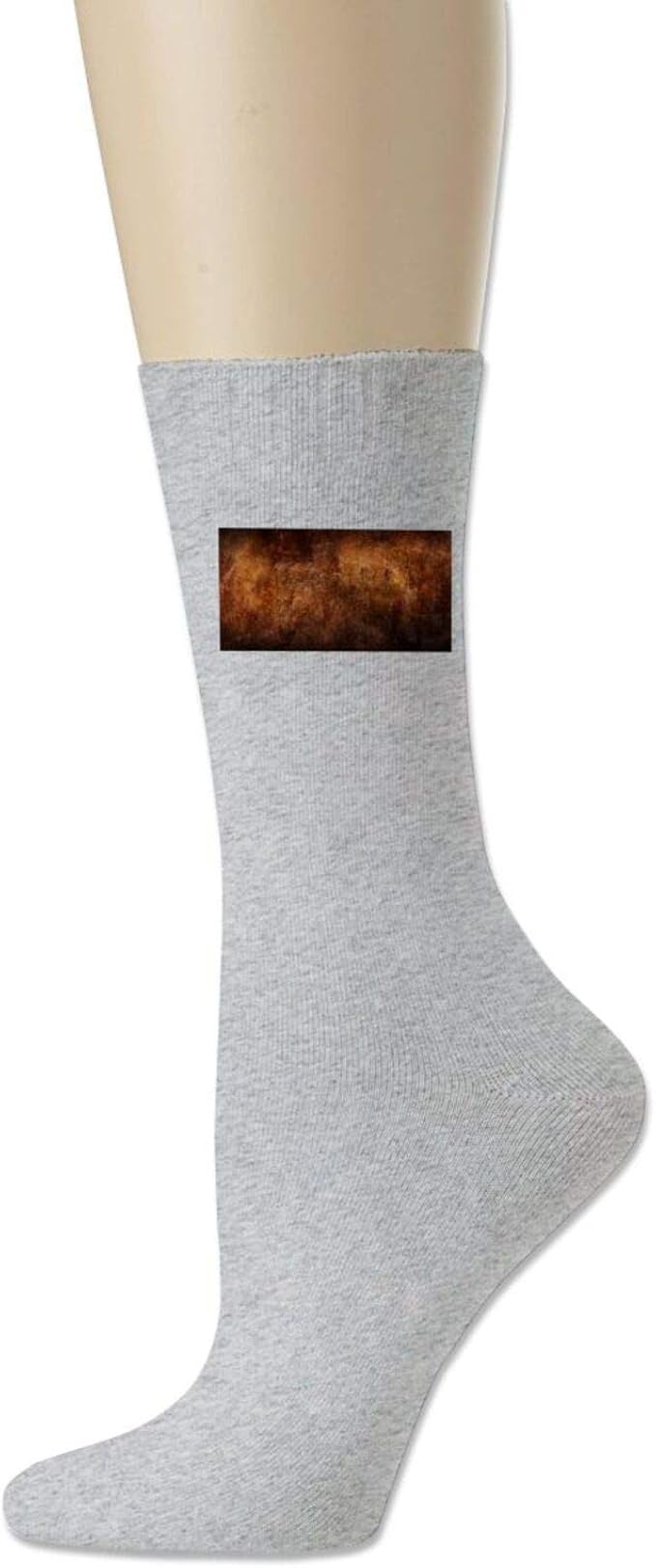 Rust Background Unisex SweatAbsorbent Cotton Socks Clothing