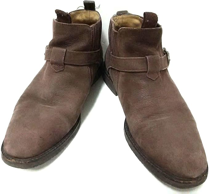 Amazon イヴサンローラン Yves Saint Laurent ブーツ ショートブーツ メンズ ブラウン 中古 服 ファッション小物 通販