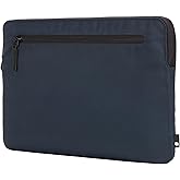 Incase Compact Laptop Sleeve with Flight Nylon - 14-inch MacBook/Laptop & iPad/Tablet Sleeve - Faux Fur Lining, Lightweight, Durable, Weather Resistant, Slip Pocket for Accessories - Navy