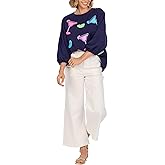 Mud Pie Womens Mud Pie Women's Drink Sparkle Sweatshirt