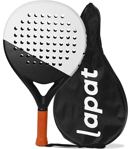 3K Carbon Fiber Padel Racket Black | Round Shape Power & Control | Padel Racket For Women And Men - View #5