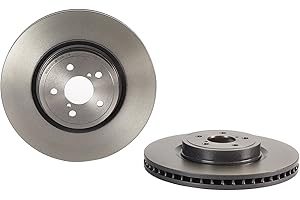 Brembo 09.A870.11 UV Coated vented Front Brake Rotor SUBARU OE# 26300AG001