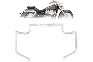 Kinglemc Crash Bar Engine Guard Highway Bar for Honda VT1100 Shadow Spirit Sabre 2000-2007 (Chrome)