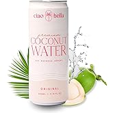 ciao bella Premium Coconut Water: All-Natural Hydration, Non-GMO, One Simple Ingredient 11.15 Fl Oz (Pack of 12)