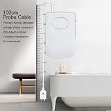 GuDoQi Water Leak Detector 130dB Alarm Battery Operated 100cm Cable view 5