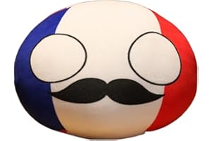 11.8in/15.75in National Flag Ball Pillow/Cushion-30cm/40cm Soft PP Cotton Filling Round Cushion, for Fans, Decoration(France,