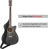 Winzz 3/4 Acoustic Guitar Beginners Folk 36 Inches Black Gray with Accessories view 5