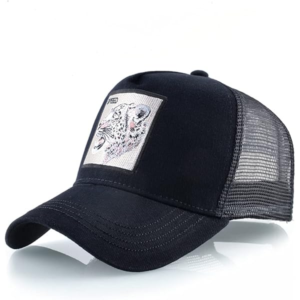 KISSBAOBEI Men's Animal Snap Back Trucker Hat Women Mesh