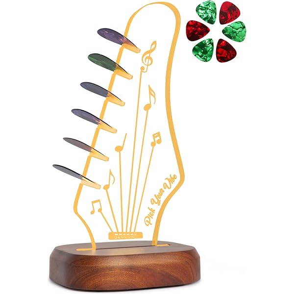 Personalized Wooden Guitar Pick Case, Custom Guitar Pick Holder, Guitar Pick Box, Plectrum Box