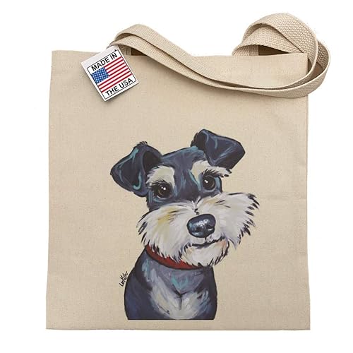 schnauzer tote bag