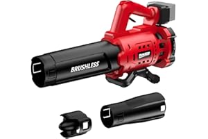 GUNOZE Cordless Leaf Blower for Milwaukee M18 Battery, 480 CFM Electric Blower with Brushless Motor, Lockable to Maintain Speeds up to 130MPH, Handheld Blower for Snow Blowing, Lawn Care, Yard(No Battery)