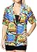 La Leela Top Women Hawaiian Shirt Beach Blouses Tank Casual Aloha Boho Holiday Loose Fit