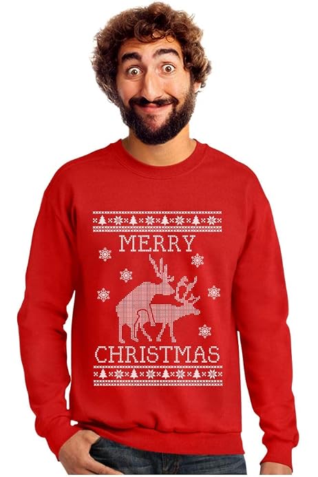 Ugly Christmas Sweater Reindeer Deer 
