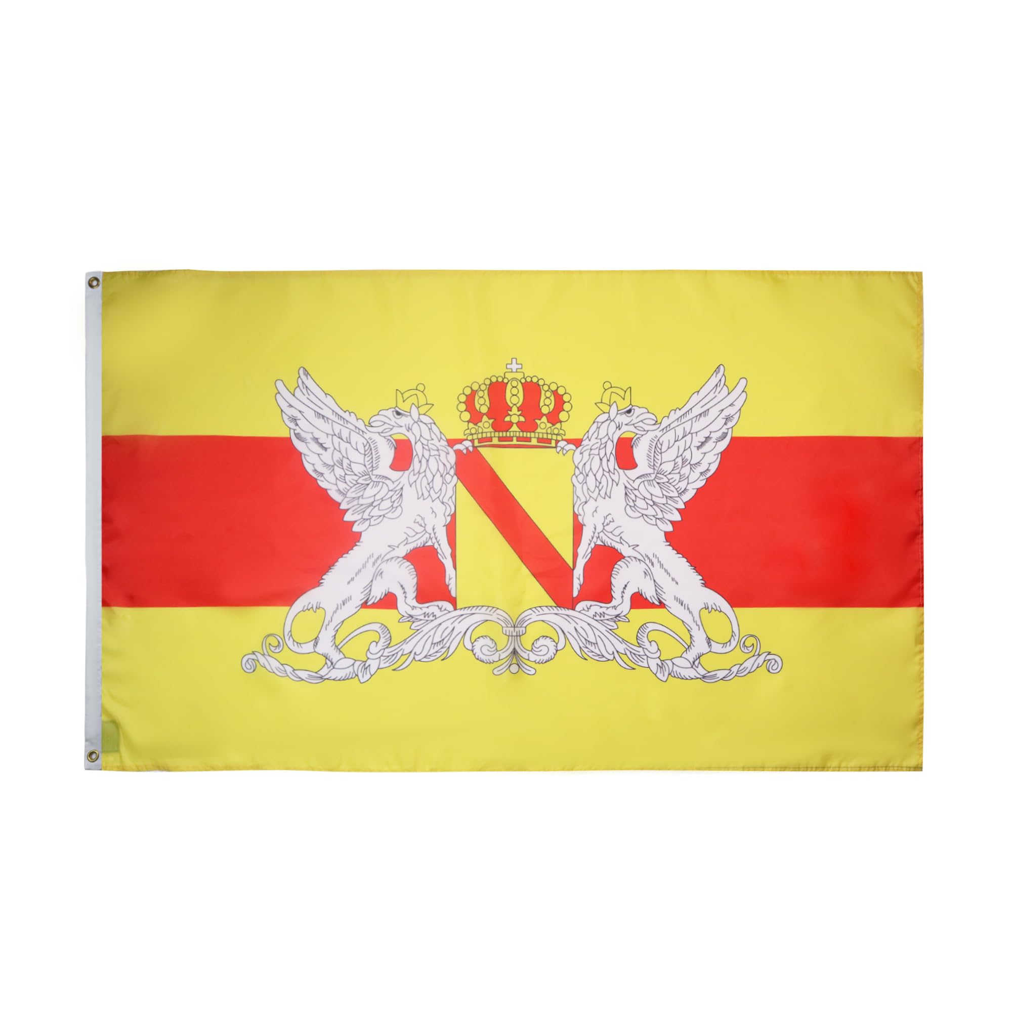 AZ FLAG - Grand Duchy Of Baden 1806-1918 Flag - 3x5 Ft - 100D Polyester Baden Banner with Two Metal Grommets - Fade Resistant - Vivid Colors - 3' x 5' Feet - 150x90 Cm