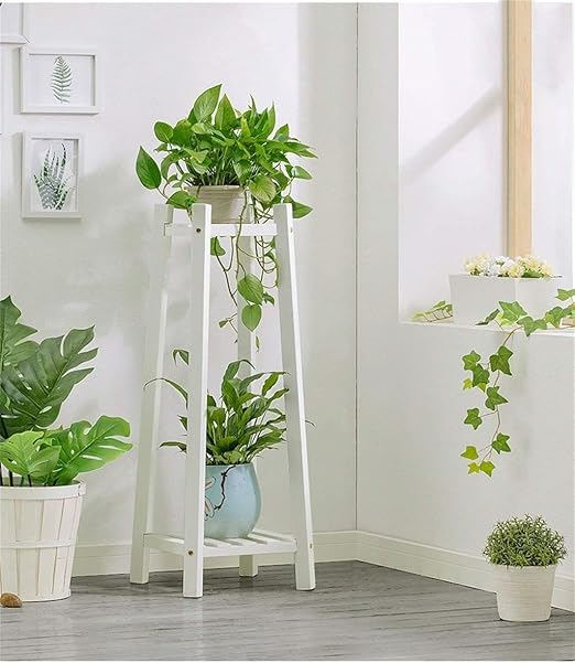 Amazon Com Solid Wooden Floor Standing Flower Stand Is Ideal For