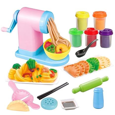 G-wukeer Pasta Maker Machine Kit, 3D Farbe Nudelmaschine Intelligenz DIY Kinder Spielzeug Spielzeug für Kinder