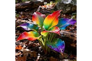 Hosta Seeds Perennial Shade Plant for Garden, Flower Fast Growing Likes Humid Environment Unique and Beautiful Leaves Perenni