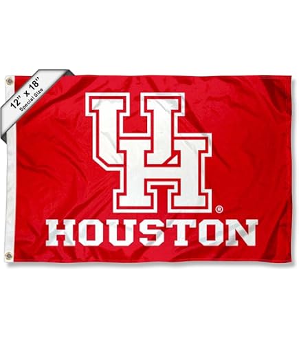 University Of Houston UH Cougars Flag | 3x5 Feet Outdoor Banner | Officially Licensed College Pride