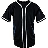 ChoiceApparel Mens Plain Baseball Jerseys