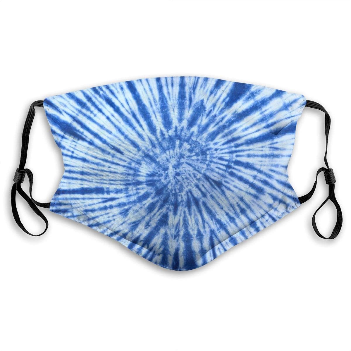 Tie-Dye Reusable Face Nose Mouth Cover with Adjustable Earloops Dust Mouth Mask for Kids Women Men