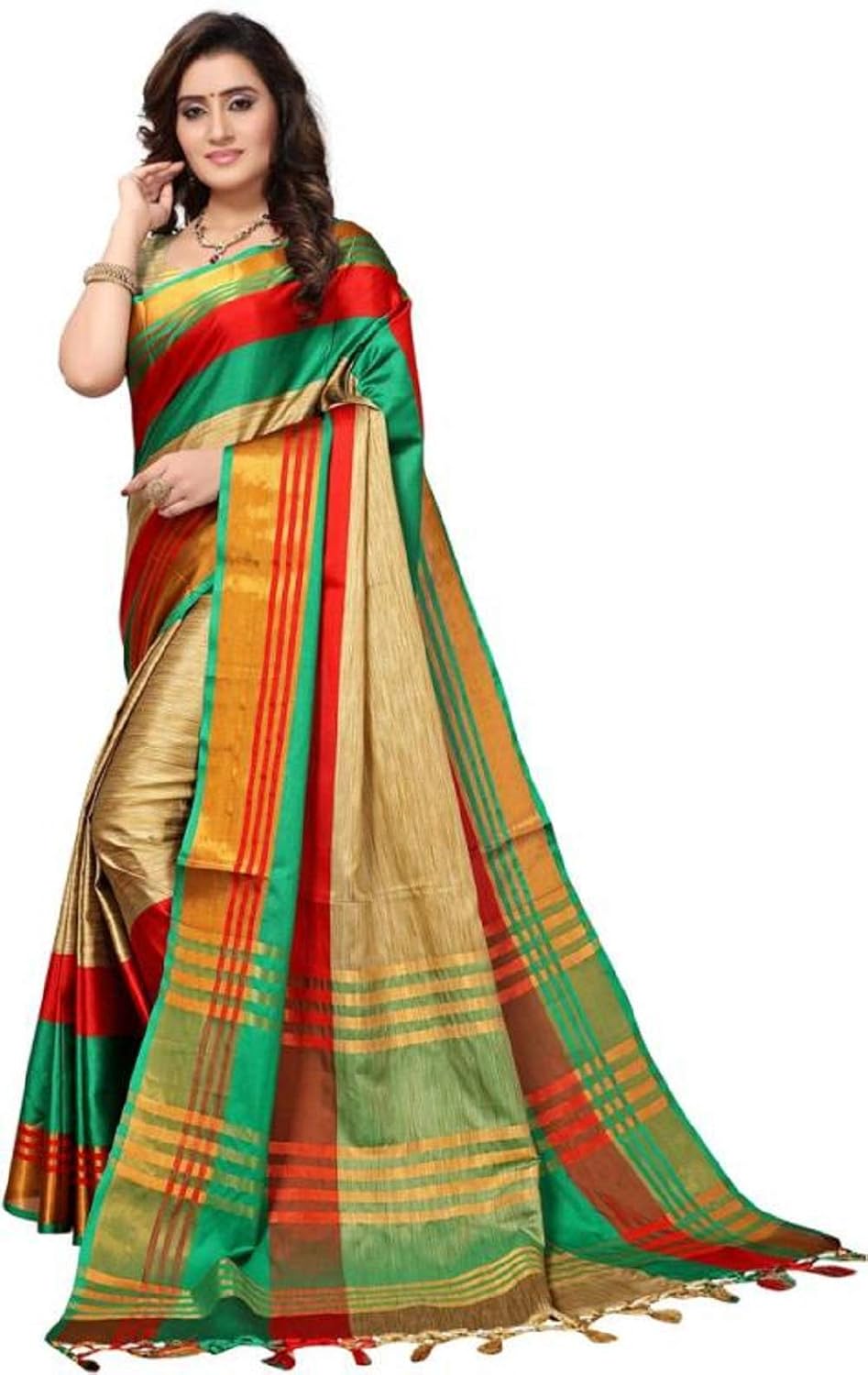 sretan women's cotton silk sarees for women latest design