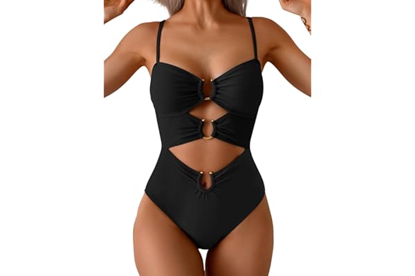 Eomenie linked monokini swimsuit product image