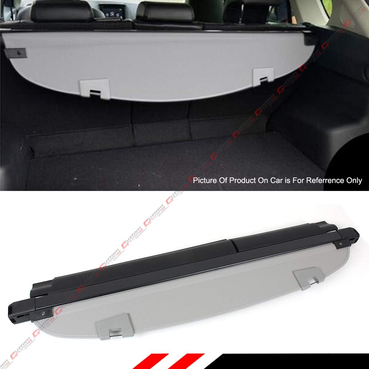 Amazon Com Cuztom Tuning Fits For 2017 2019 Mazda Cx5 Retractable Trunk Cargo Cover Luggage Shade Shield Grey Automotive