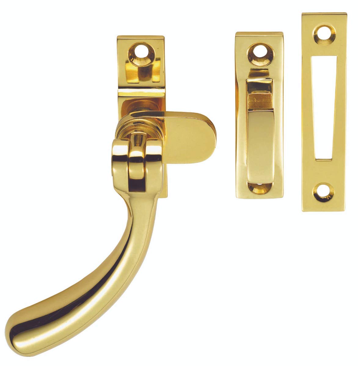 Carlisle brass WF11 Bulb END Casement Fastener (Suitable for Weather Stripped Windows), Polished Brass