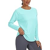 PLUMZJOY Women's Sun Shirts UPF 50+ Long Sleeve UV Protection Shirt Quick Dry Tops for Workout Hiking Running Rash Guard