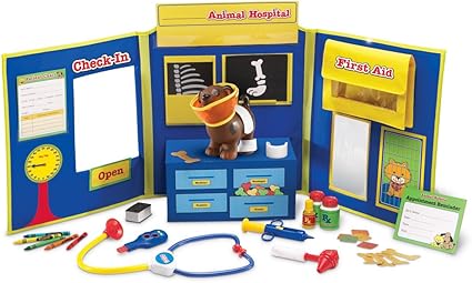 animal hospital toy with keys