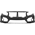 BUMPERS THAT DELIVER - Primered, Front Bumper Cover Fascia for 2017 2018 2019 Honda Civic Hatchback 17 18 19, HO1000307