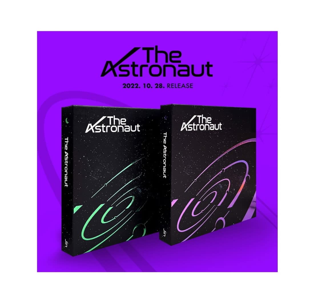 BIG HIT Ent. BTS JIN THE ASTRONAUT Album (VER 01 + VER 02 - SET.) + 1ea BTS Store Gift Card K-Pop SEALED
