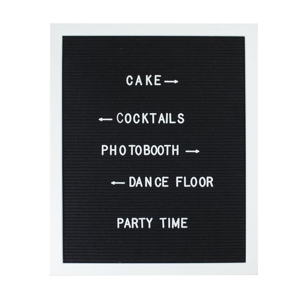 Talking Tables Mix & Match Felt Letter Board, Wood Polyurethane, 45x30cm