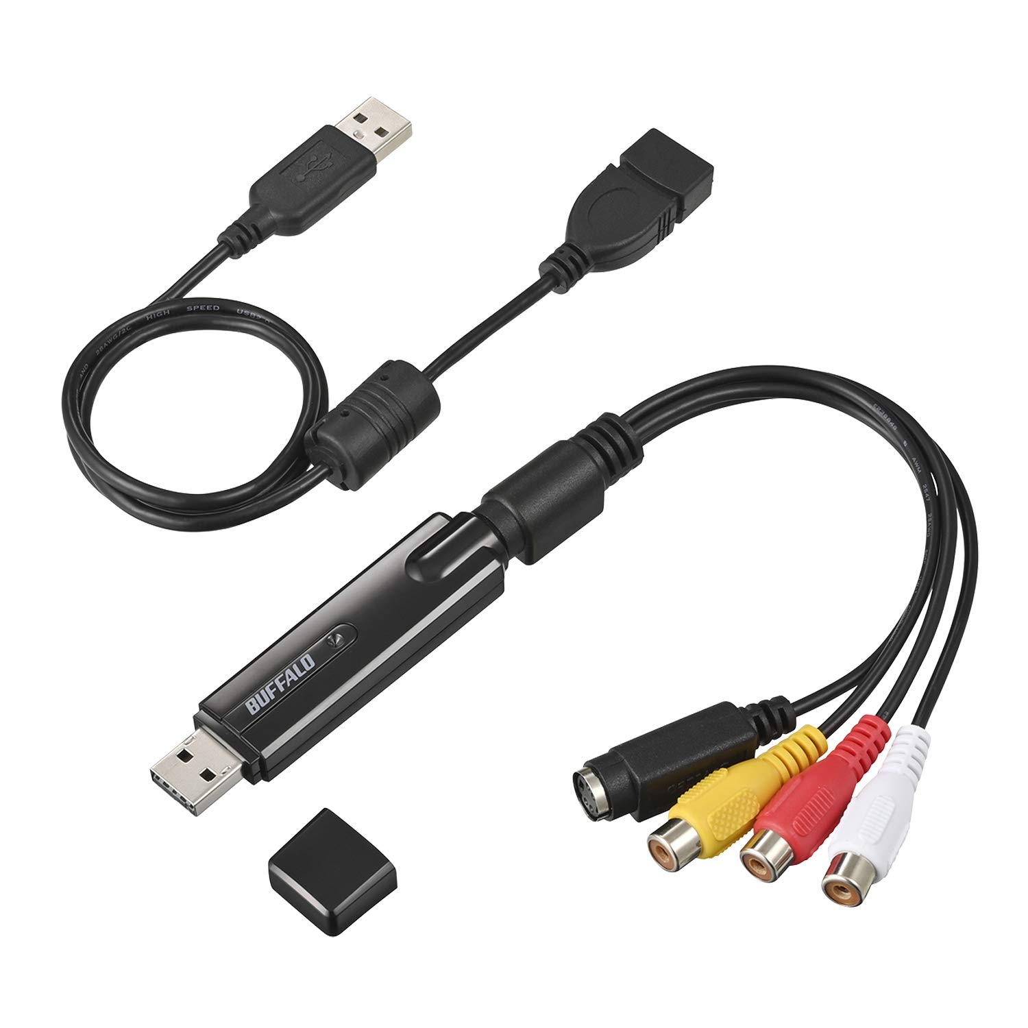 バッファロー ビデオ VHS 8mm ダビング パソコン取り込み 編集 DVD作成 USB2.0 アナログ ビデオキャプチャー PC-SDVD/U2G2商品画像