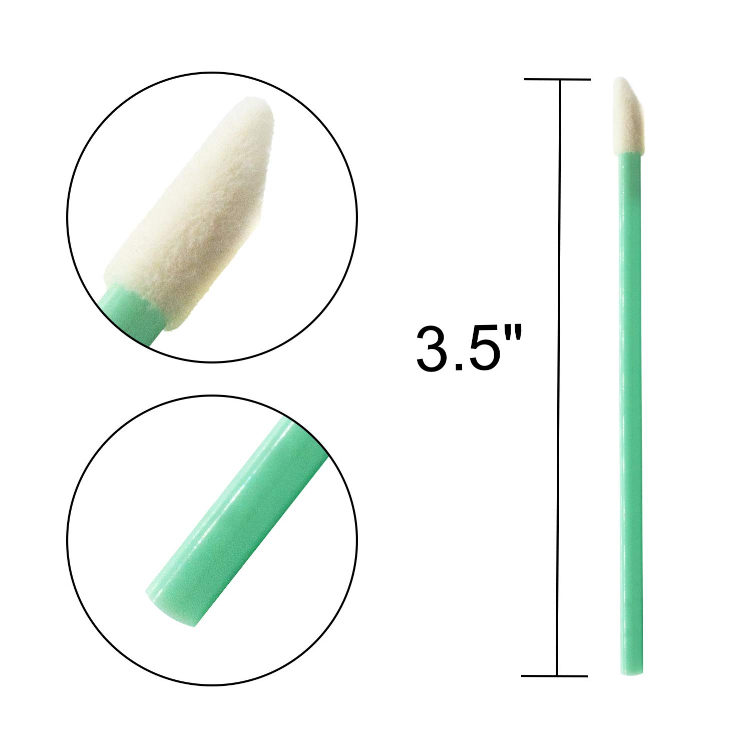Disposable Lip Brushes Make Up Brush Lipstick Lip Gloss Wands Applicator Tool Makeup Beauty Tool Kits … (500 LIP BRUSH): Beauty