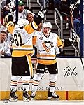 Jake Guentzel Pittsburgh Penguins Autographed 8" x 10" Game Three Hat Trick Celebration Photograph - Fanatics Authentic Certified